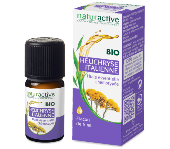 Ätherisches Öl von Italienischem Immortelle Bio Naturactive - Flasche mit 5 ml