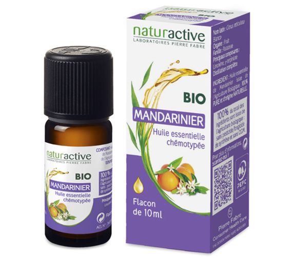 Bio-Mandarinenöl Naturactive - Flasche mit 10 ml