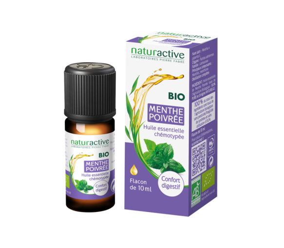 Ätherisches Öl von BIO Naturactive Pfefferminze - Flasche mit 10 ml