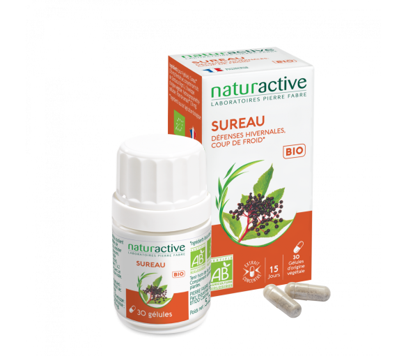Bio-Holunder Naturactive - Packung mit 30 Kapseln