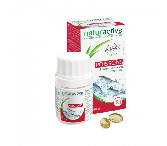 Elusanes Fischöl Naturactive - Packung mit 30 Kapseln