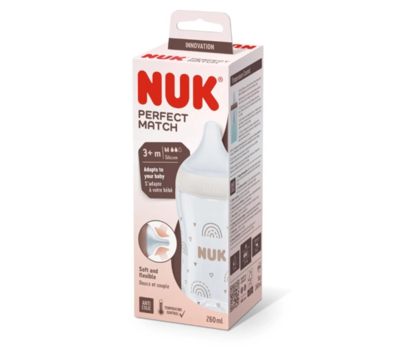 Biberon Perfect Match Größe M NUK - ein Biberon von 260ml - image 1