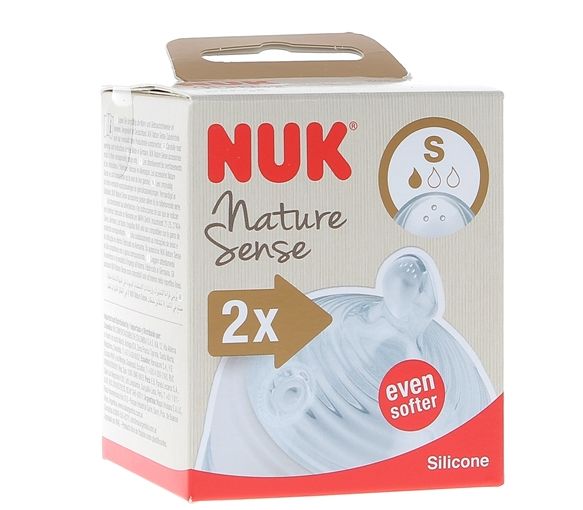 Nature Sense Silikon-Schnuller NUK - 2er-Pack Schnuller