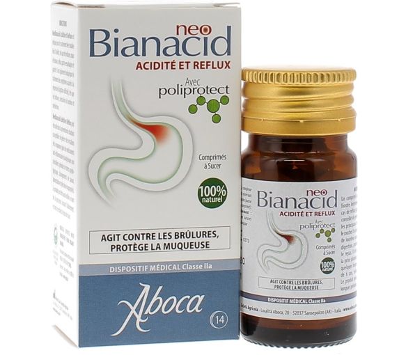 NeoBianacid Säure und Reflux Aboca - 14 Tabletten