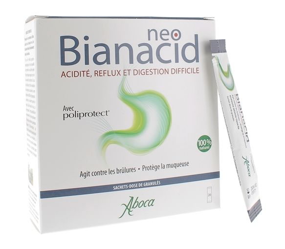 NeoBianacid Säure und Reflux Aboca - 20 Beutel mit Granulat