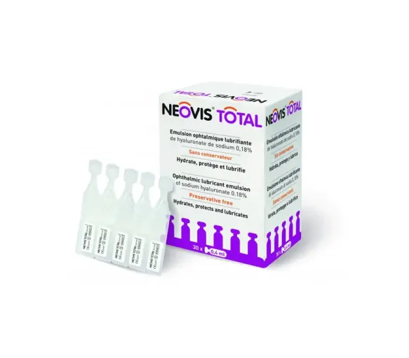 Neovis Total Emulsion ophthalmische Lubrikation - Packung mit 30 Einzeldosen zu 0,4 ml