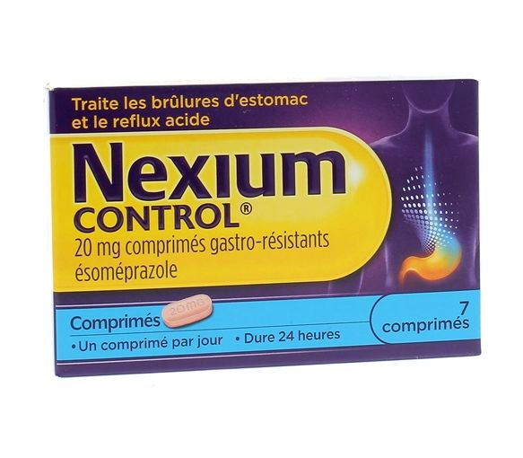Nexium control 20 mg magensaftresistente Tabletten - Packung mit 7 Tabletten - image 1