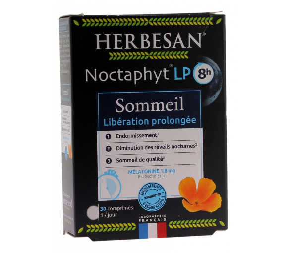 Noctaphyt LP 8h Herbesan - Packung mit 30 Tabletten - image 1