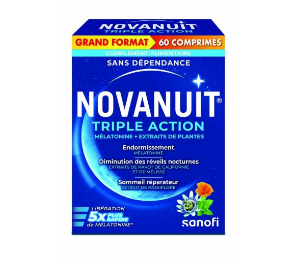 Novanuit Triple Action Sanofi - Packung mit 60 Tabletten - image 1