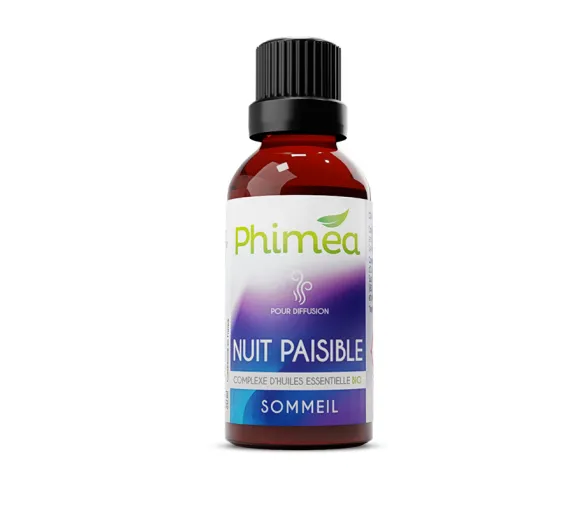 Synergie Nacht mit bio ätherischen Ölen Phimea - Flasche 30 ml - image 1