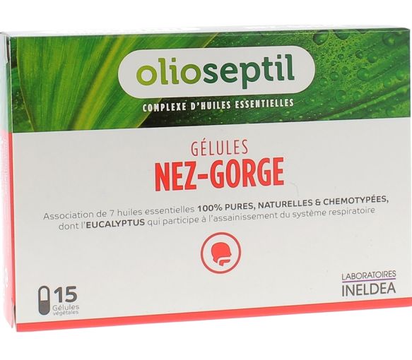 Olioseptil Kapseln Nase-Hals - Packung mit 15 Kapseln