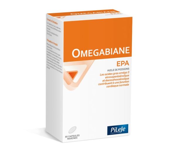 Omegabiane EPA Pileje - Packung mit 80 Kapseln