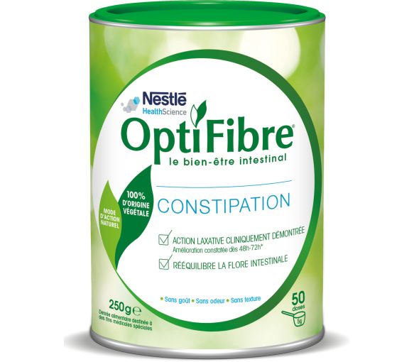 OptiFibre Pulver gegen Verstopfung Nestlé - Dose mit 250g - image 1