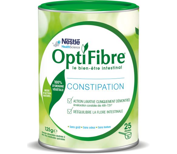OptiFibre Pulver gegen Verstopfung Nestlé - Dose mit 125 g - image 1