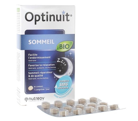 Optinuit Schlaf bio Nutreov - Packung mit 30 Tabletten