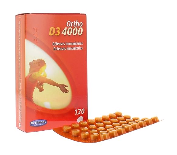 Ortho D3 4000 Immunabwehr Orthonat - Packung mit 120 Tabletten