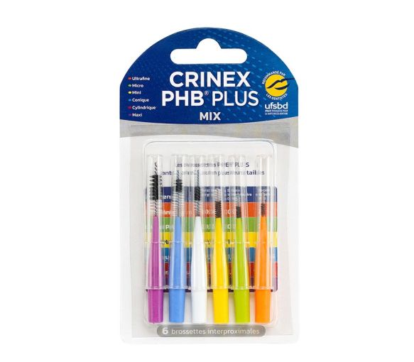 PHB Plus MIX Interdentalbürsten Crinex - 6er Pack Bürsten - image 1