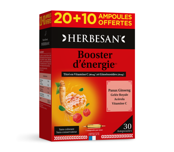 Panax Ginseng Herbesan - 20 Ampullen + 10 geschenkt