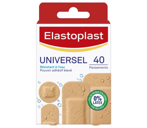 Wasserfeste Universelle Pflaster Elastoplast - Packung mit 40 Pflastern - image 1