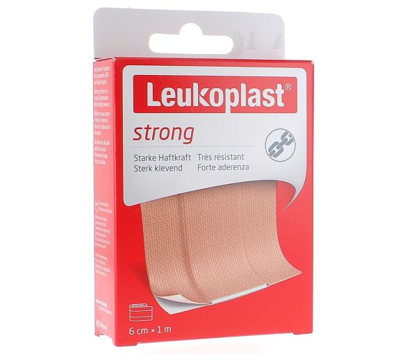 Leukoplast Strong Selbstklebendes Pflaster zum Zuschneiden BSN Medical - ein Band von 6 cm x 1 m