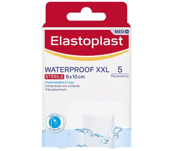 Wasserdichter XXL sterile Pflaster Elastoplast - Packung mit 5 Pflastern - image 1