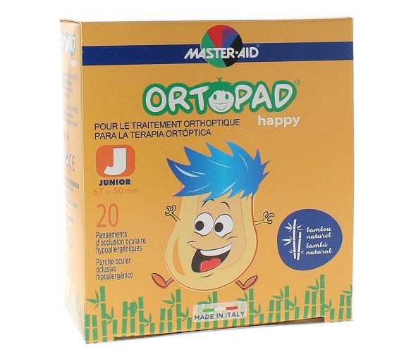 Augenpflaster Happy Ortopad - Packung mit 20 Pflastern - image 1