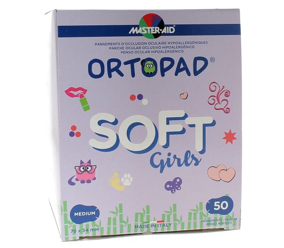 Augenpflaster Soft Girls Ortopad - Schachtel mit 50 Pflastern - image 1