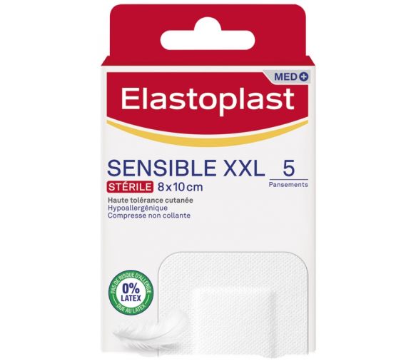 Sensible XXL sterile Pflaster Elastoplast - Packung mit 5 Pflastern - image 1