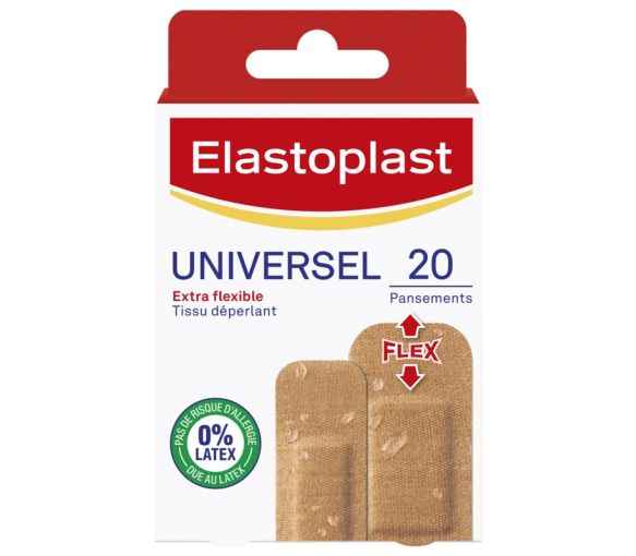 Flexible Pflaster Elastoplast - Packung mit 20 Pflastern - image 1