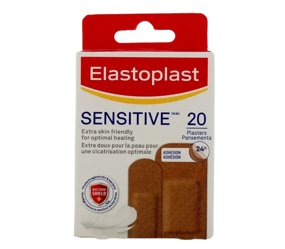 Elastoplast Pflaster für empfindliche Mischhaut - Packung mit 20 Pflastern