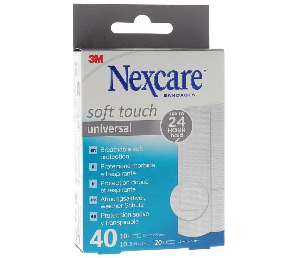 Soft Touch Universal Pflaster Nexcare - Packung mit 40 Pflastern - image 1