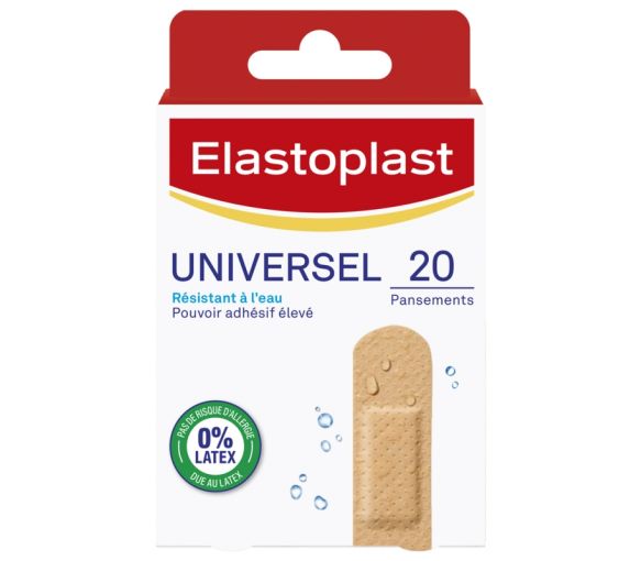 Wasserfeste Universelle Pflaster Elastoplast - Packung mit 20 Pflastern - image 1