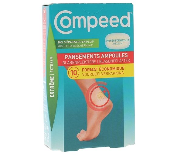 Blasenpflaster mittlere Größe Extreme Compeed - Packung mit 10 Pflastern - image 1