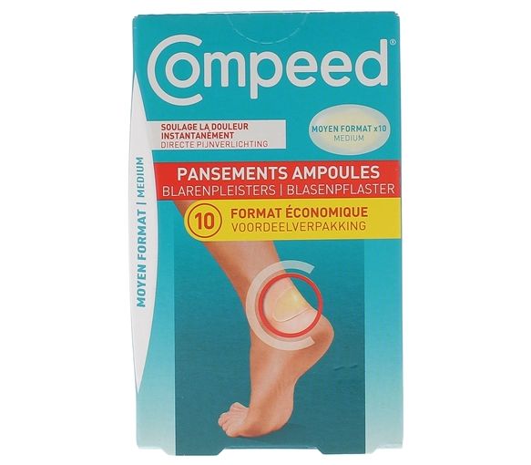 Blasenpflaster mittel Compeed - Schachtel mit 10 Pflastern - image 1