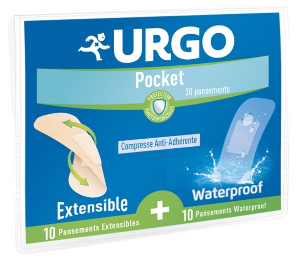 Urgo Pocket nicht haftende Verbände - 20 Verbände