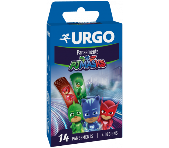 Kinderpflaster Pj Masks Urgo - Schachtel mit 14 Pflastern