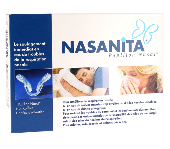 Nasenflügel gegen Schnarchen Nasanita - Schachtel mit einem Nasenflügel - image 1