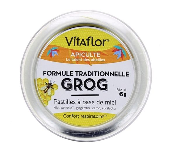 Pastillen Grog Vitaflor - Schachtel mit 45g