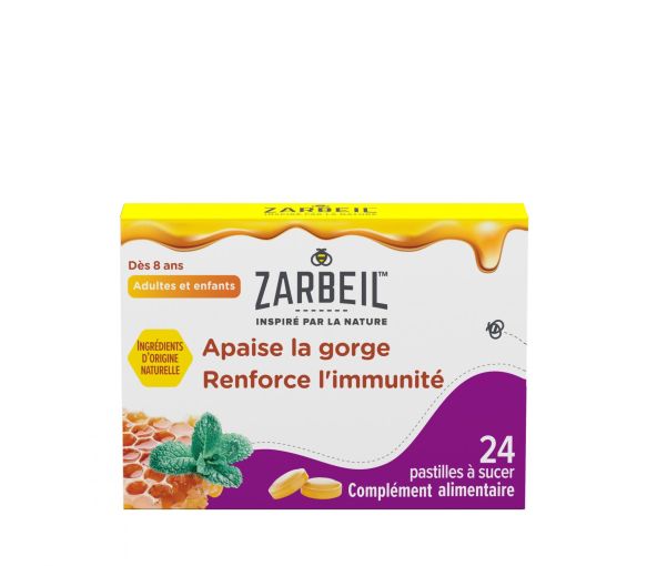 Hals- und Immunitätspastillen Zarbeil - Packung mit 24 Pastillen - image 1