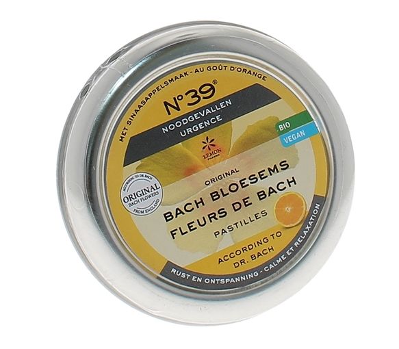 Notfallpastillen "Ruhe und Entspannung" Bach-Blüten Lemon pharma - Dose mit 45 g