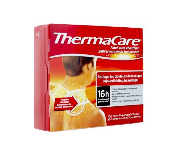 ThermaCare 8-Stunden-Wärmeumschläge für Nacken, Schulter und Handgelenk - 2 Umschläge