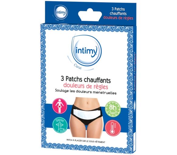 Wärmepflaster Menstruationsschmerzen Intimy Care - Packung mit 3 Pflastern