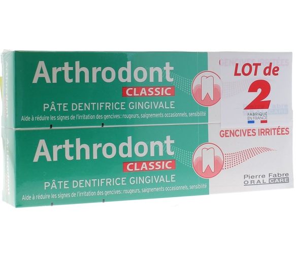 Zahnpasta für das Zahnfleisch Classic Arthrodont - 2er-Pack à 75 ml