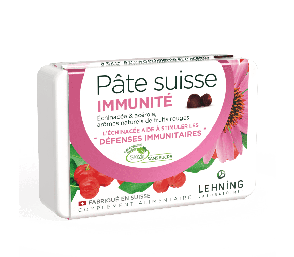 Schweizer Echinacea & Acerola Pastillen Lehning - 40 Pastillen pro Dose