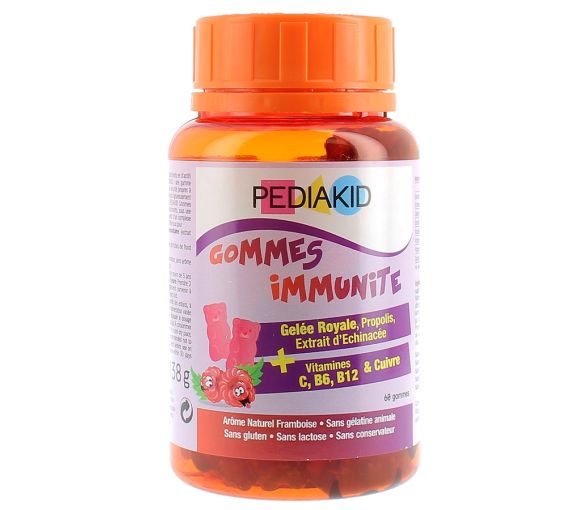 Pediakid Gummis Immunität Ineldea - Dose mit 60 Gummibärchen