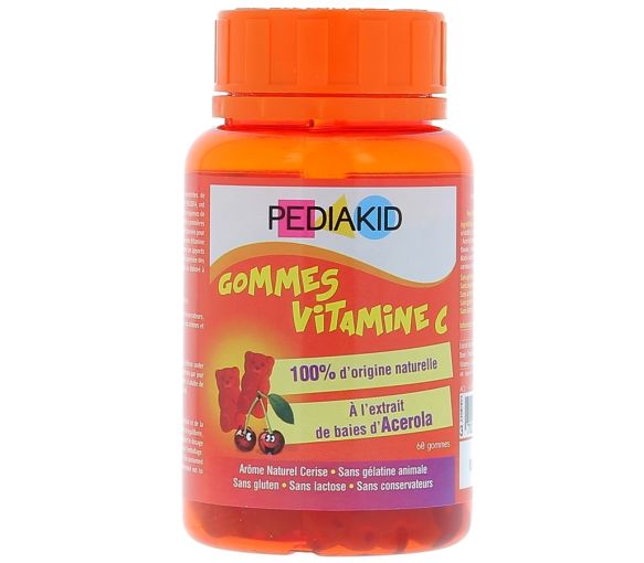 Pediakid Gummis Vitamin C Ineldea - 60 Gummis Dose