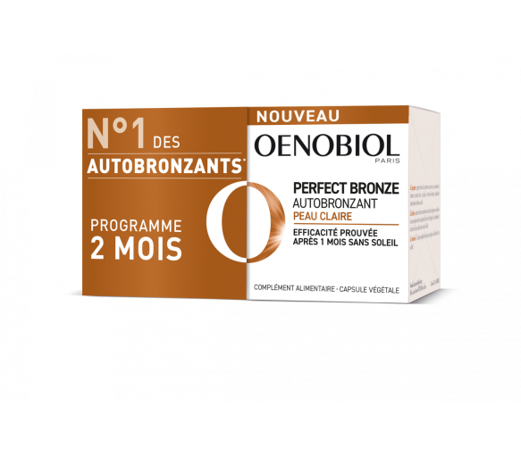 Perfect Bronze Selbstbräuner für helle Haut Oenobiol - 2er-Pack mit 30 Kapseln - image 1