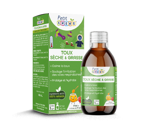 Kleiche Eiche Trockener & fettiger Husten Die 3 Eichen - Flasche mit 140 ml