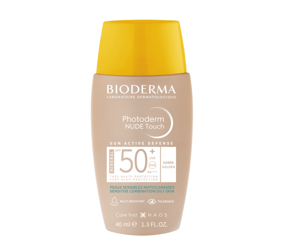 Photoderm Nude Touch SPF50+ goldene Nuance Bioderma - Flasche mit 40 ml - image 1