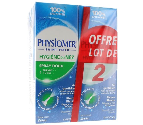 Physiomer Nasenhygiene - 2er Pack Spray à 135 ml